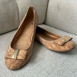 Kate Spade Cork Ballet Flats Sz. 8
